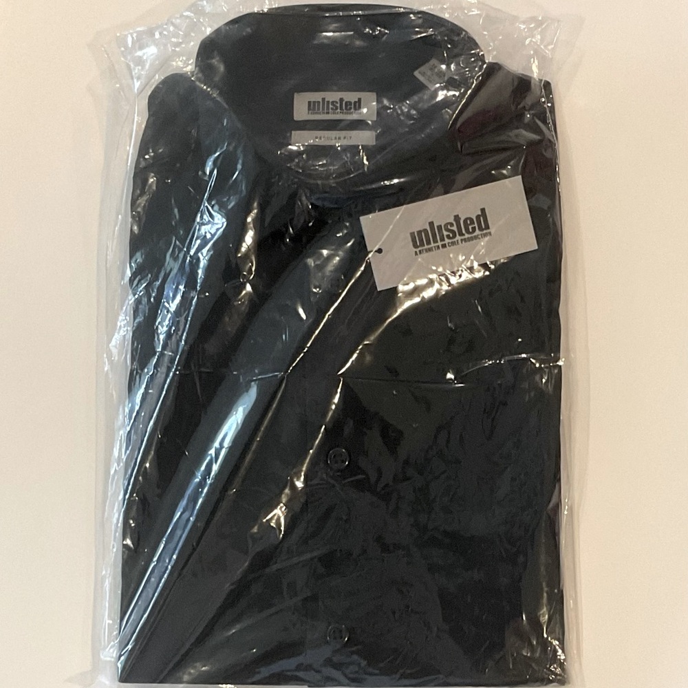NWT Men’s Black Shirt by UNLISTED by Kenneth Cole